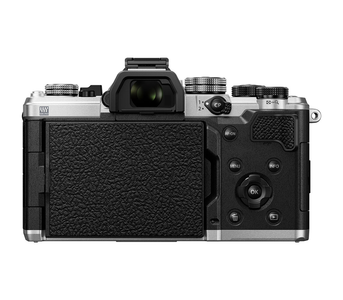 Беззеркальный фотоаппарат OM System OM-3 Kit 12-45/4.0, серебристый + черный