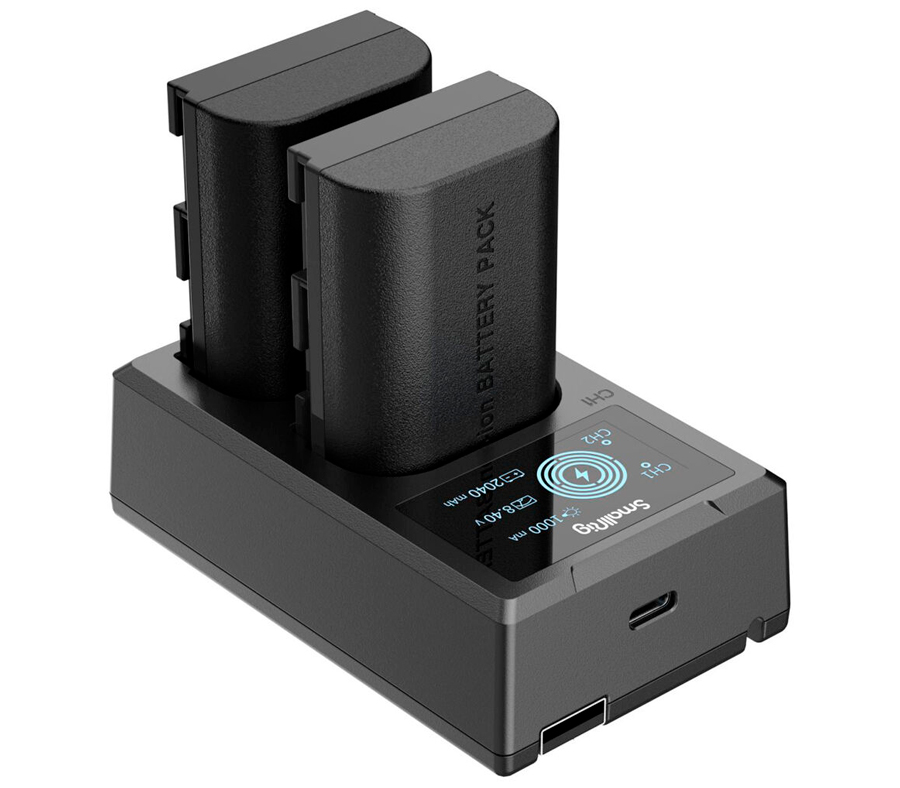 Аккумуляторы SmallRig LP-E6NH с зарядным устройством (3821)
