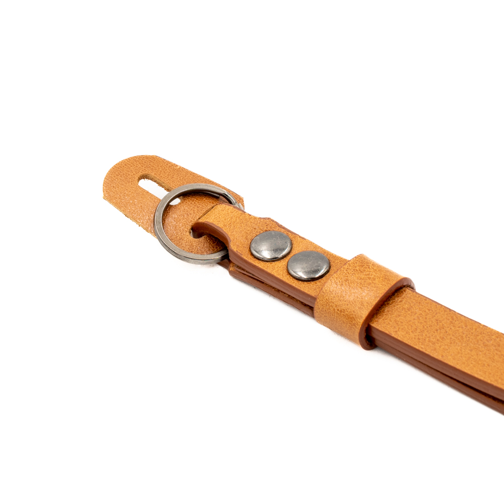 Ремень Kornet запястный, с кольцами, кожаный, коричневый (состояние New) (б/у)