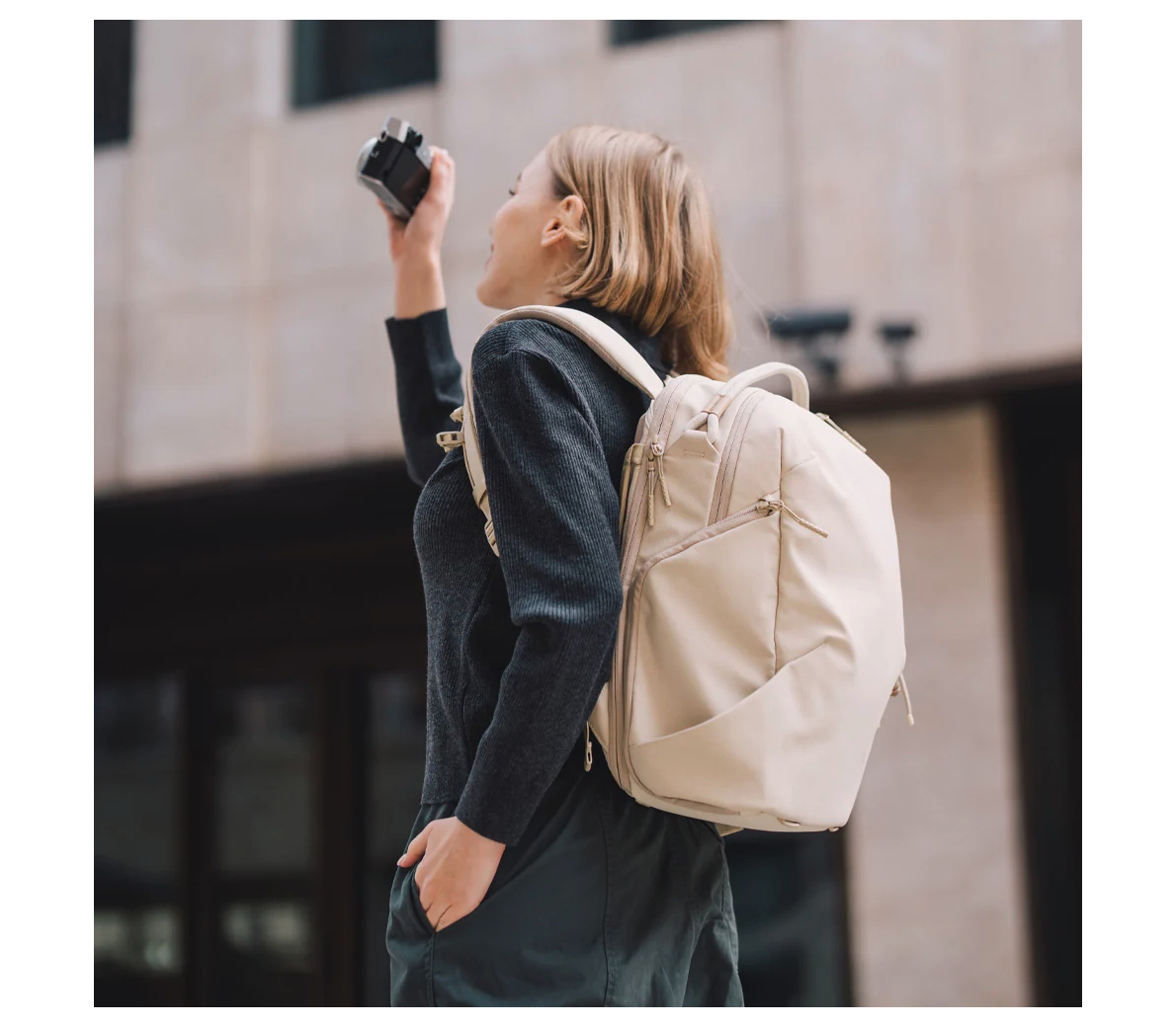 Рюкзак PGYTECH OneGo Lite Backpack 16L, цвет: Cream