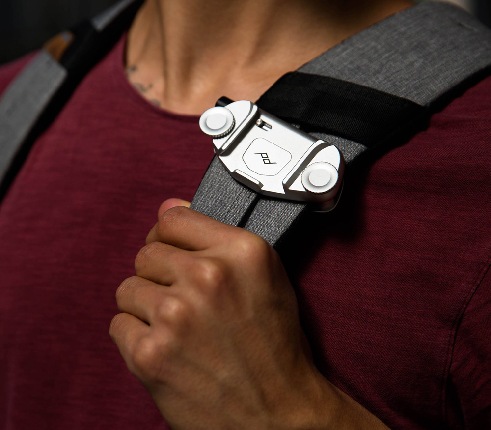 Крепление для камеры Peak Design Capture V3, без площадки, серебристое