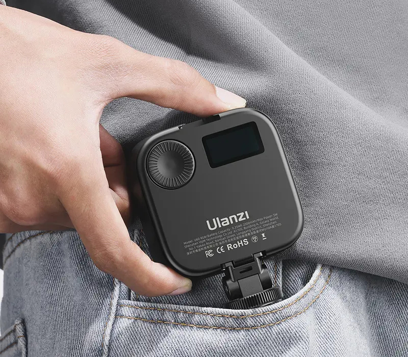 Осветитель Ulanzi U60 RGB Pocket Light, 5Вт, 2500-9000К, черный