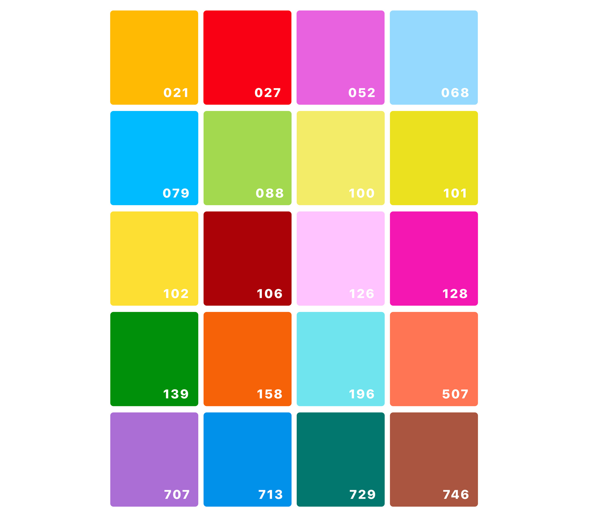 Набор гелевых светофильтров primary color Creative Kit Compact v2, 40 шт. 20х20 см