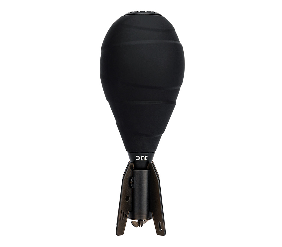 Воздушная груша JJC CL-ABR Black с силиконовым наконечником, черная