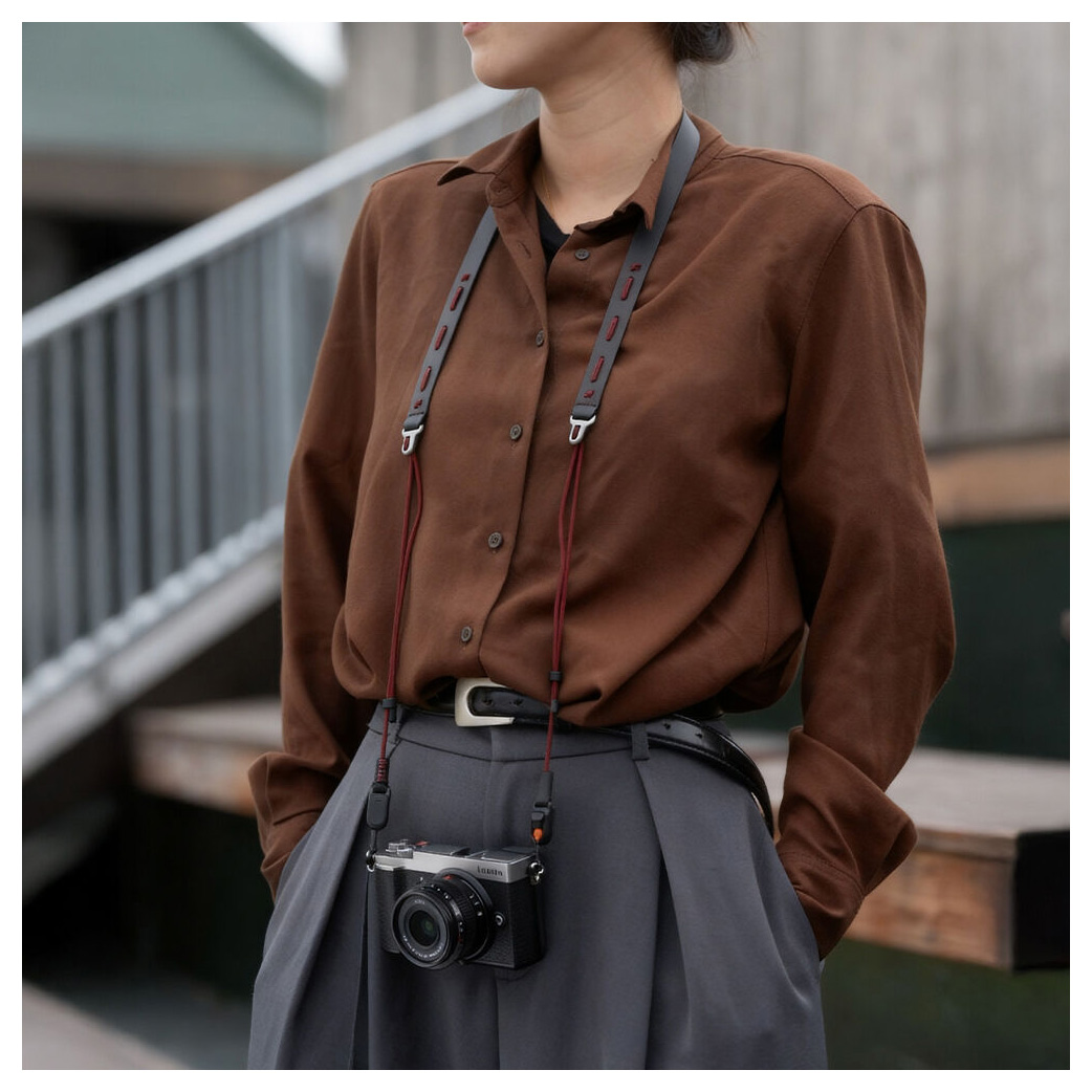 Ремень плечевой PGYTECH Camera Strap Slim Vintage, цвет Midnight Black