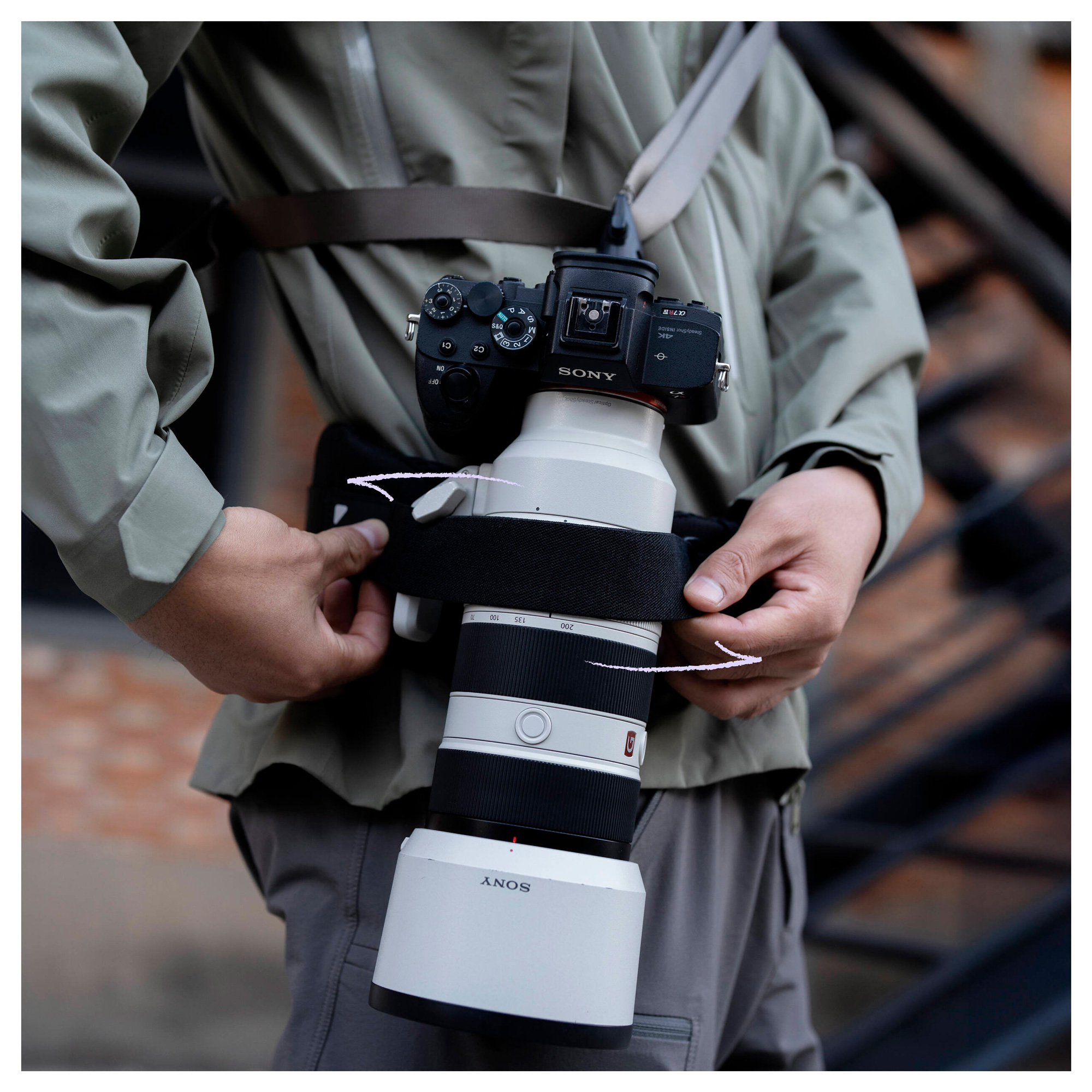Поясной ремень PGYTECH OneMo Photography Waist Belt разгрузочный, цвет: Dark Night Camo