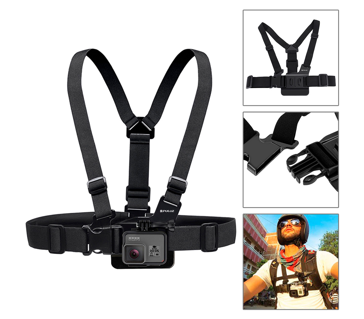 Комплект аксессуаров Puluz PKT31 Accessories Combo Kit 20 в 1, в кейсе