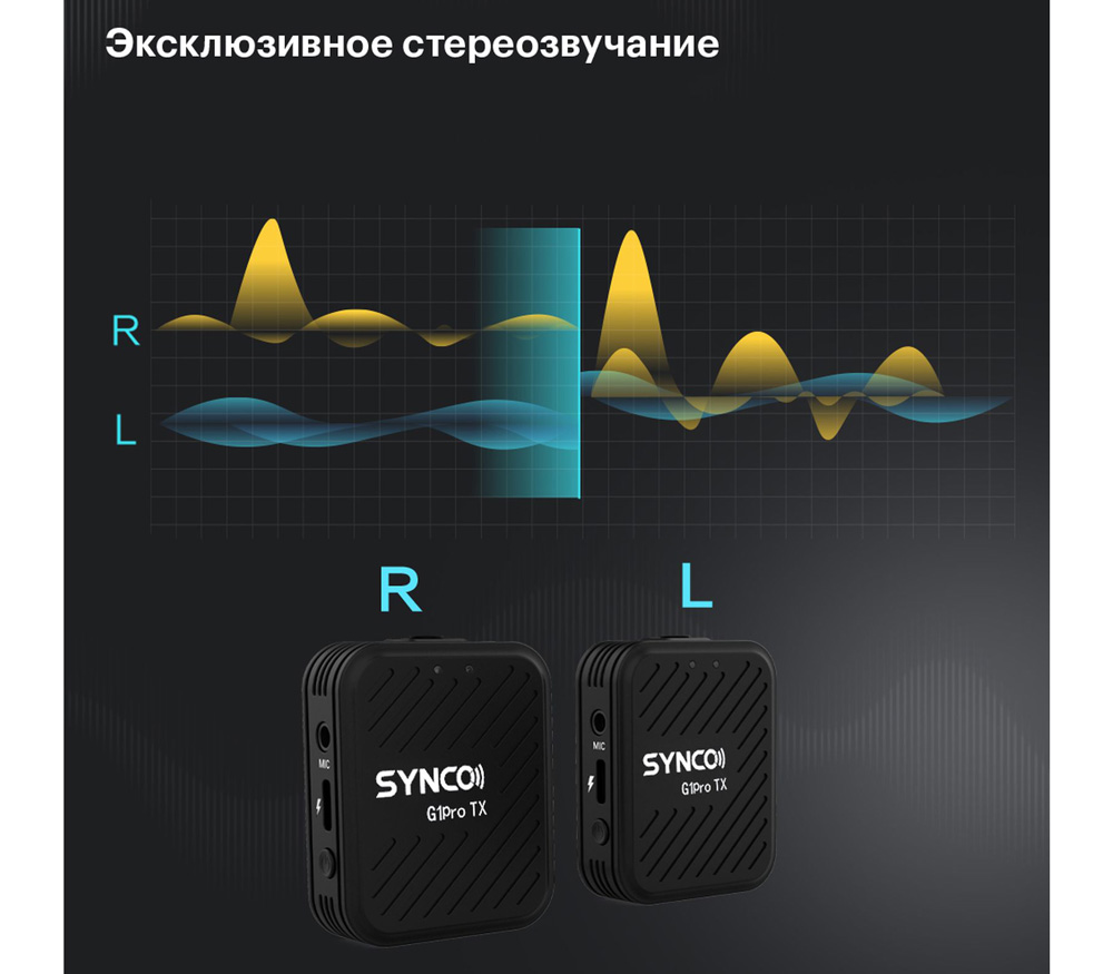 Беспроводная система Synco G1 A2 Pro, TX+TX+RX, 2.4 ГГц, 3.5 TRS / TRRS, USB, USB-C