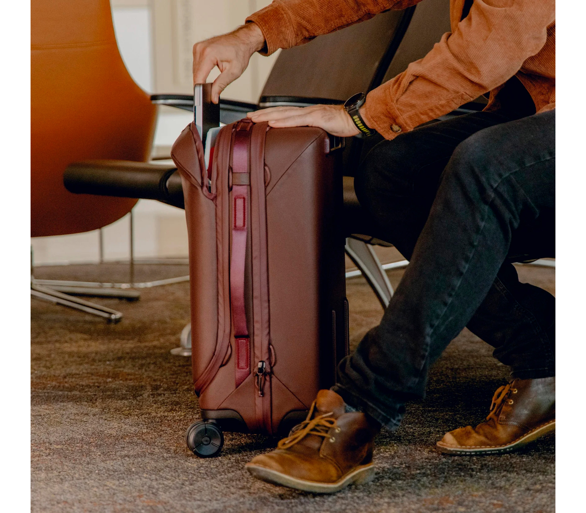 Дорожный чемодан Peak Design Roller Pro Carry-On, цвет Eclipse