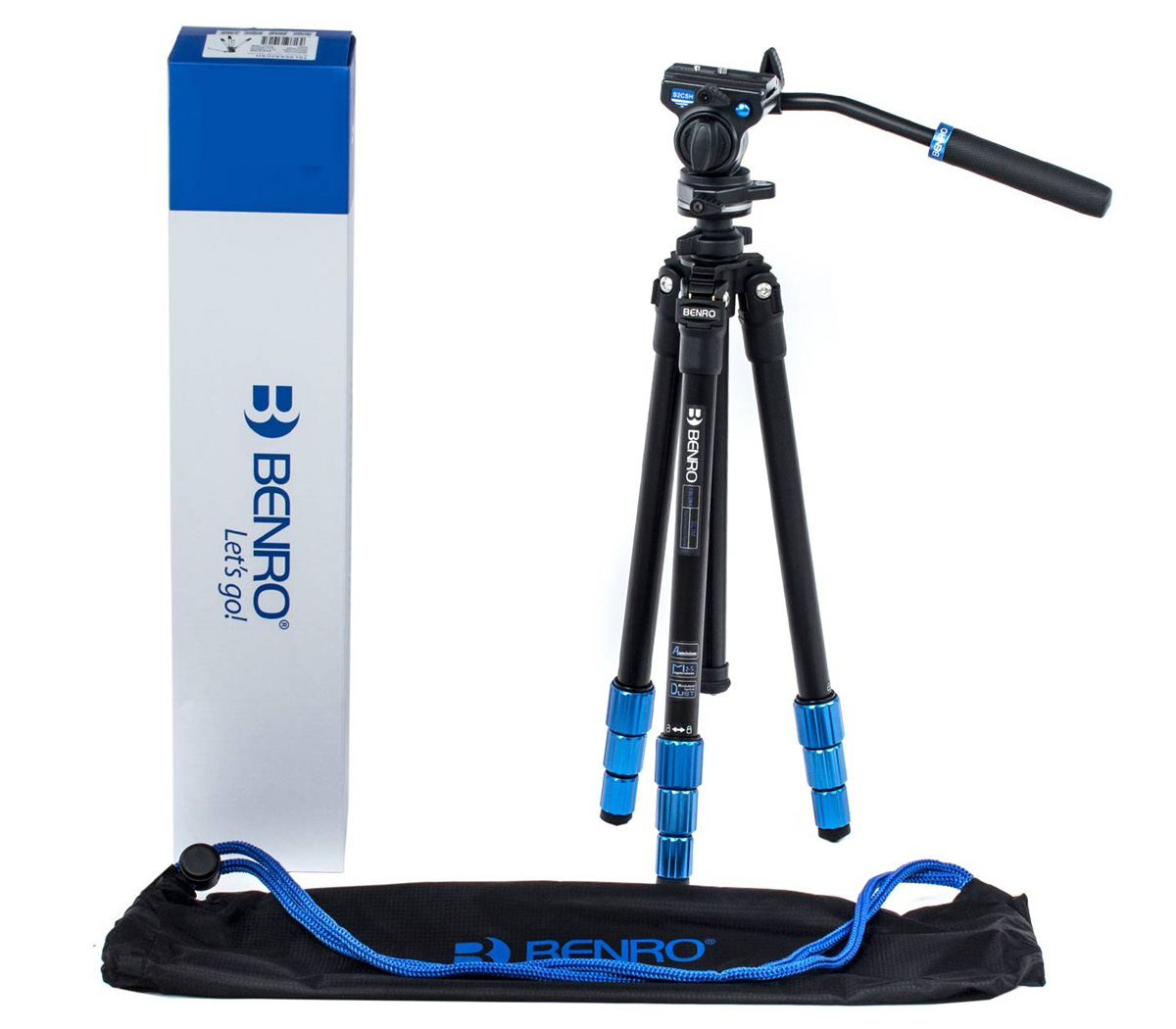 Штатив Benro Slim Tripod Kit, с видеоголовкой (TSL08AS2CSH)