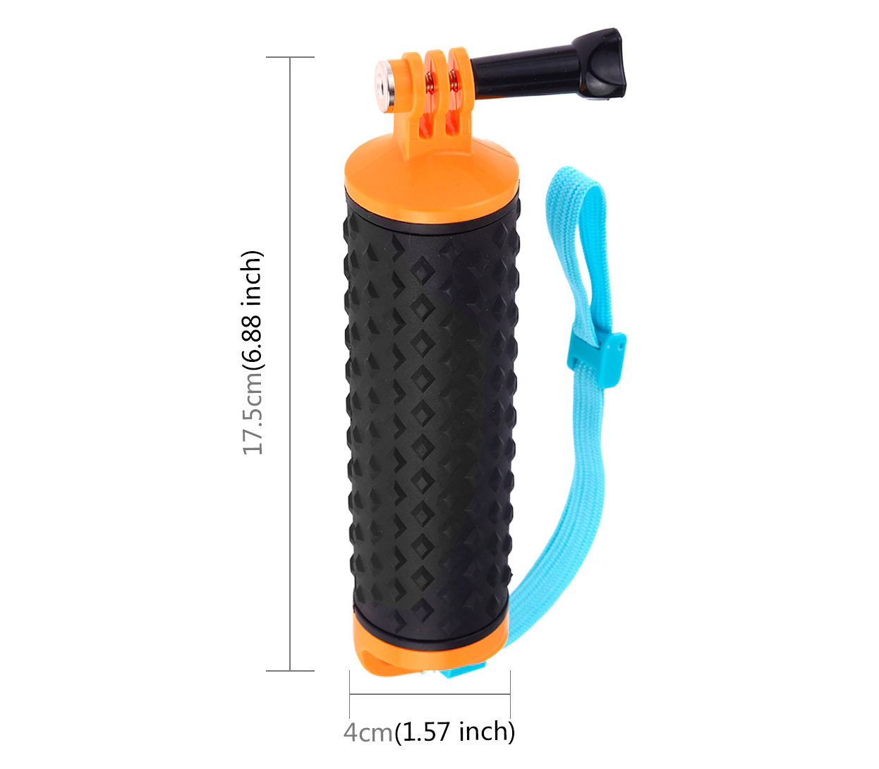 Рукоятка-поплавок Puluz PU329Y Floating Handle Hand Grip, оранжевая