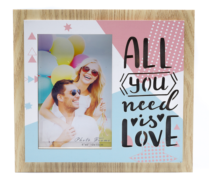 Фоторамка Fotografia 10x15 см, с подсветкой, "All you need is love" (FFL-834)