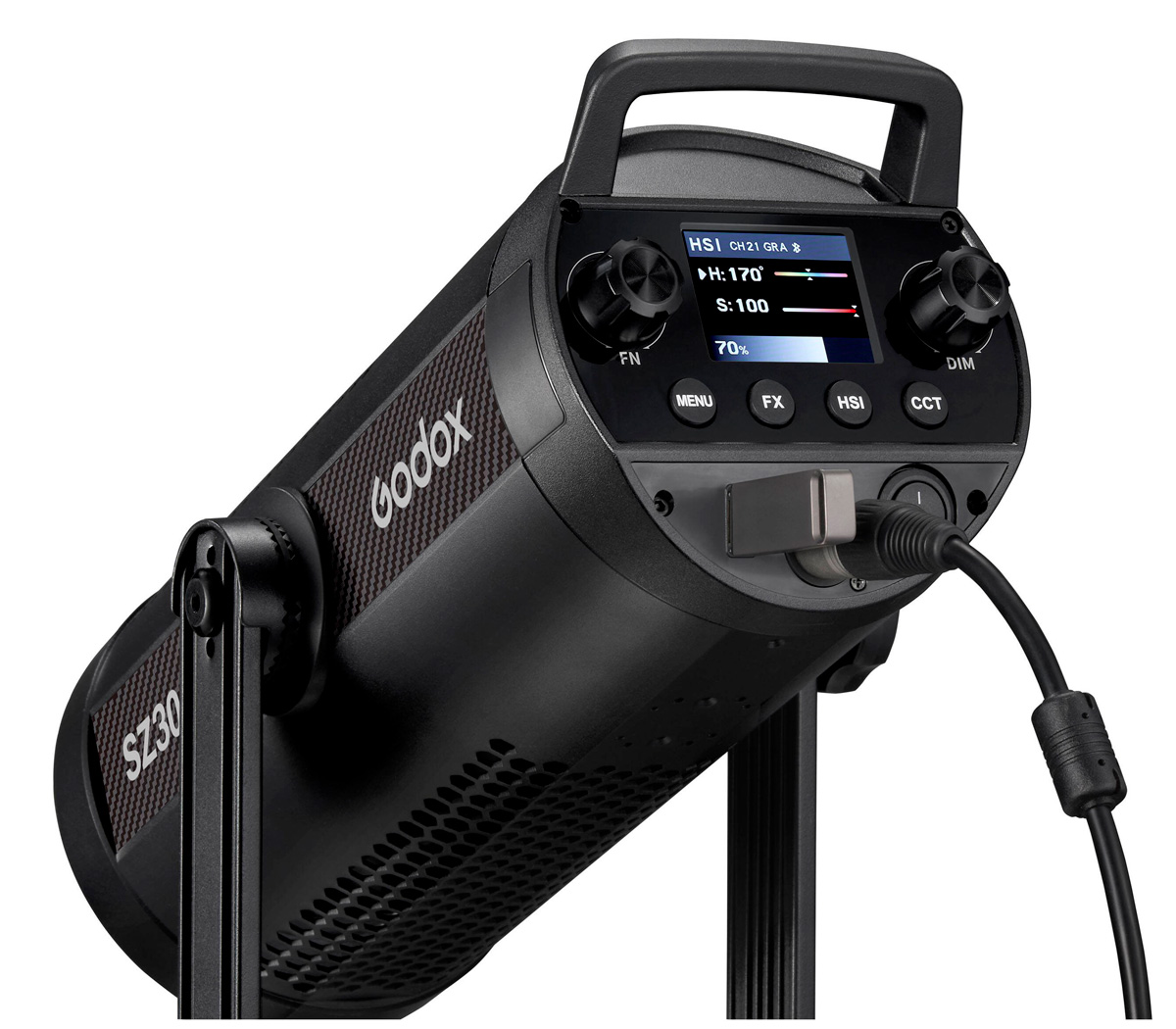 Осветитель Godox SZ300R, светодиодный, фокусируемый 330 Вт, 2800-10000К, RGB