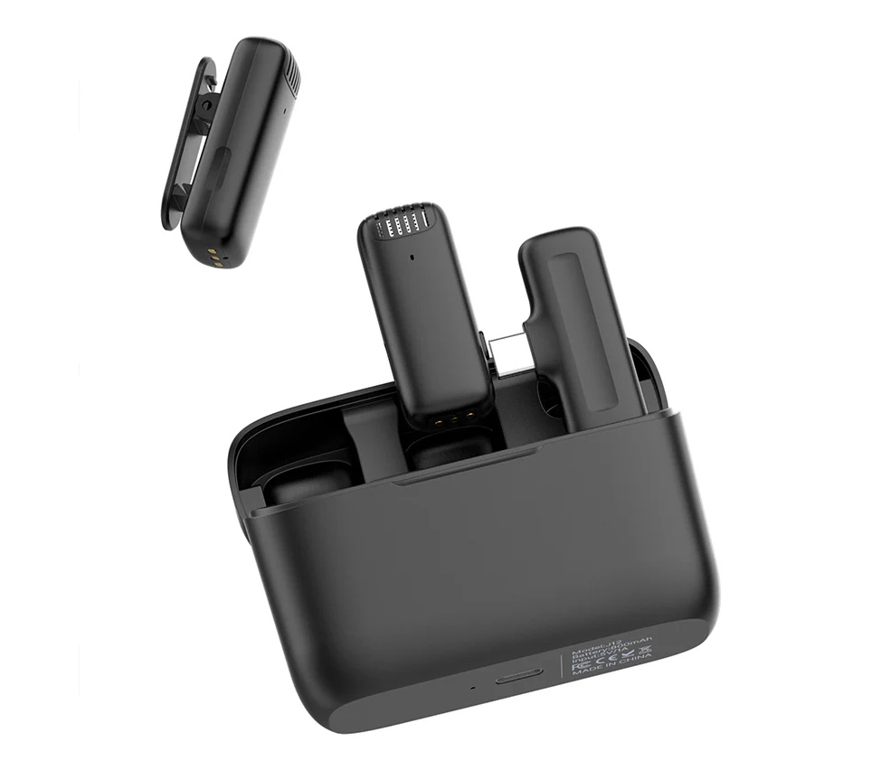 Беспроводная система Ulanzi J12 Lavalier, 2.4 ГГц, TX+TX+RX, USB-C, чёрный