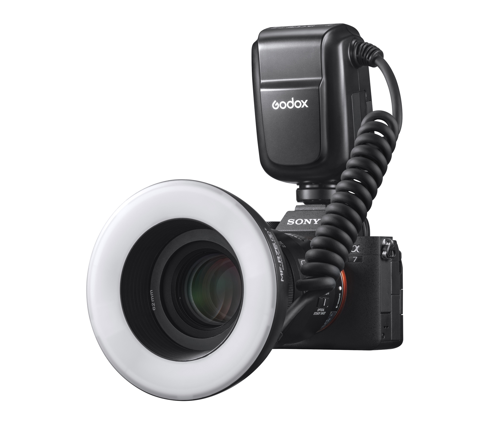 Кольцевая вспышка Godox MF-R76S+ TTL Sony, для стоматологии