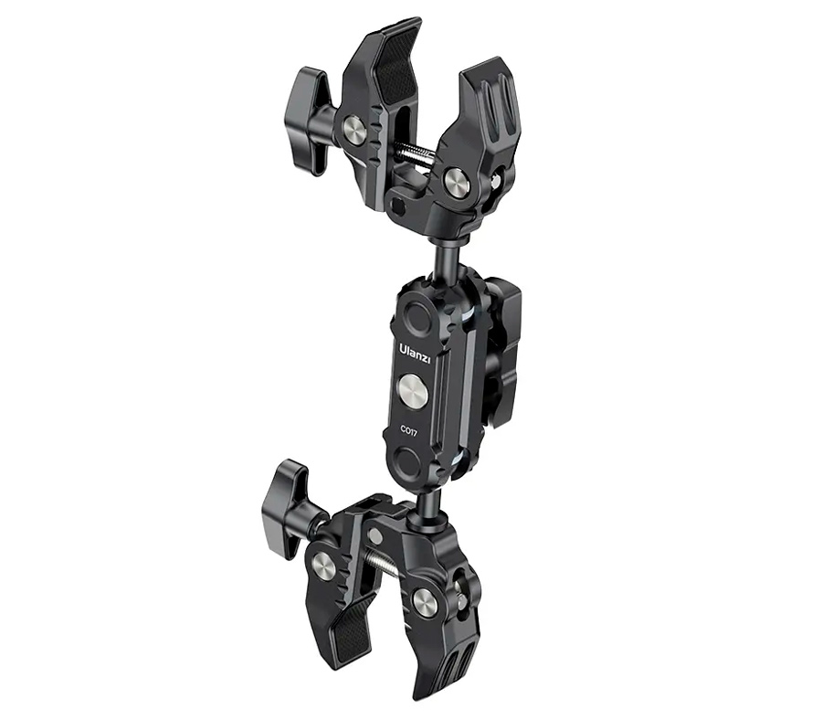Зажим Ulanzi C017 Super Clamp, 2 клешни + винт 1/4", до 3.5 кг