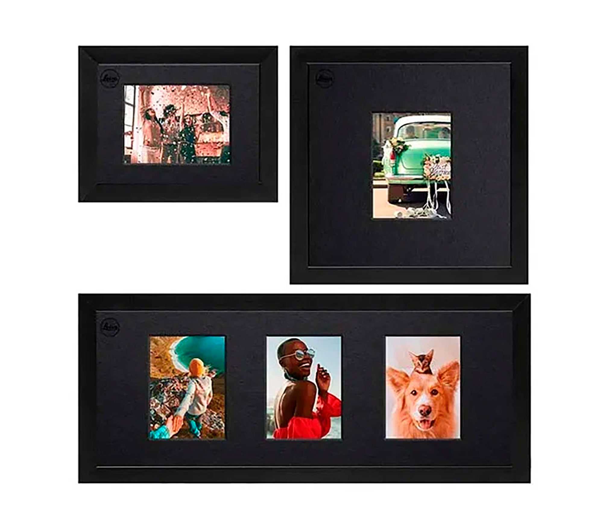 Набор рамок Leica для фотографий SOFORT, черный