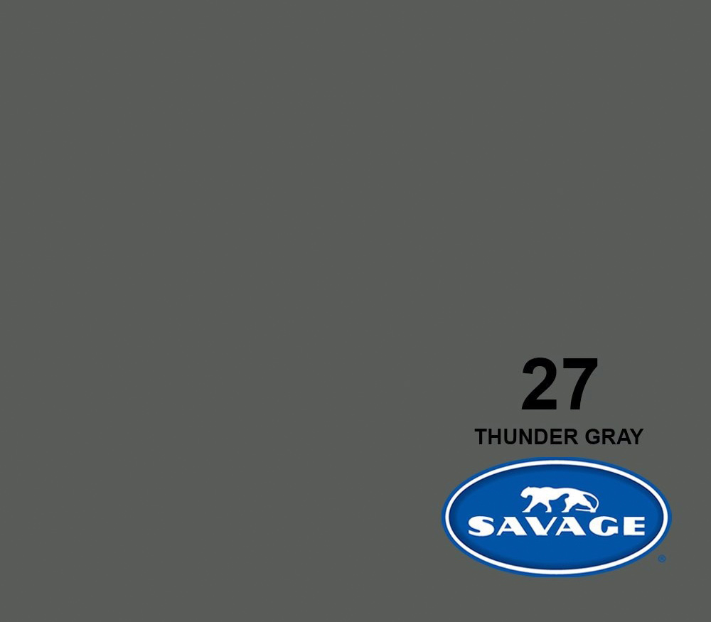 Фон Savage SA 27-12 Thunder Gray, бумажный, 2.72x11 м, темно-серый