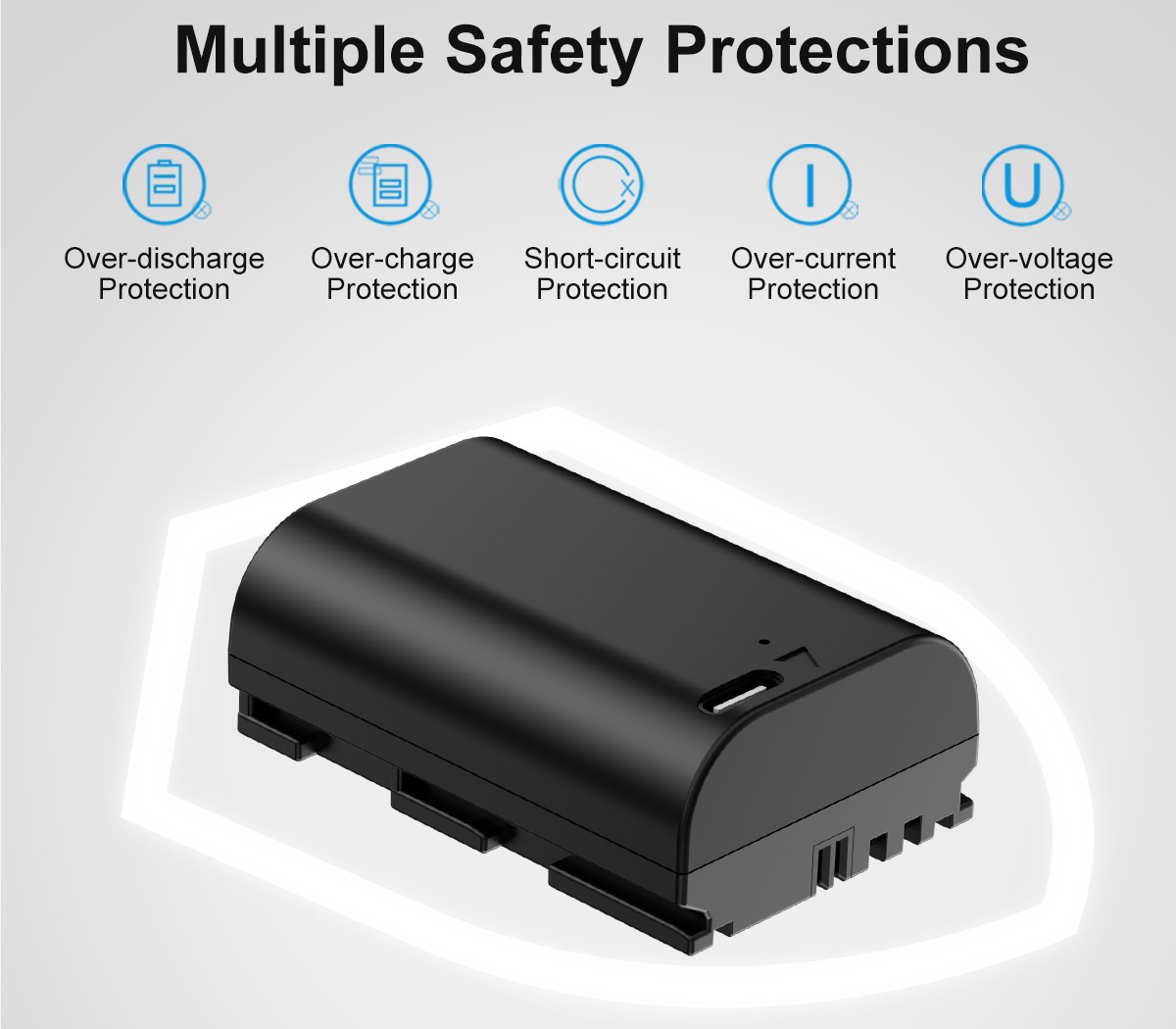 Аккумулятор Kingma LP-E6NH с портом зарядки USB-C, 2600 мАч