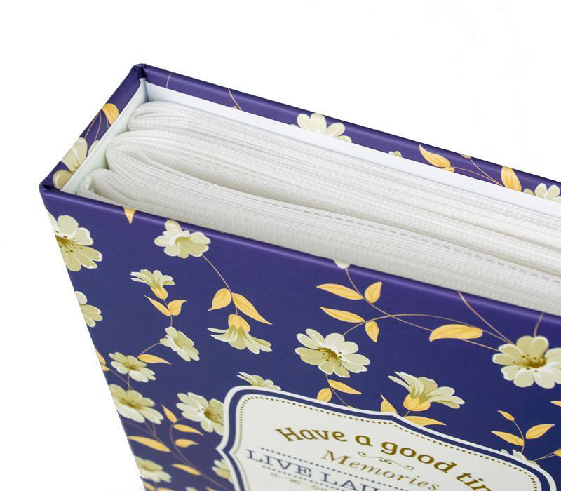 Фотоальбом Мирам 10x15 см, 300 фото, цветы, синий