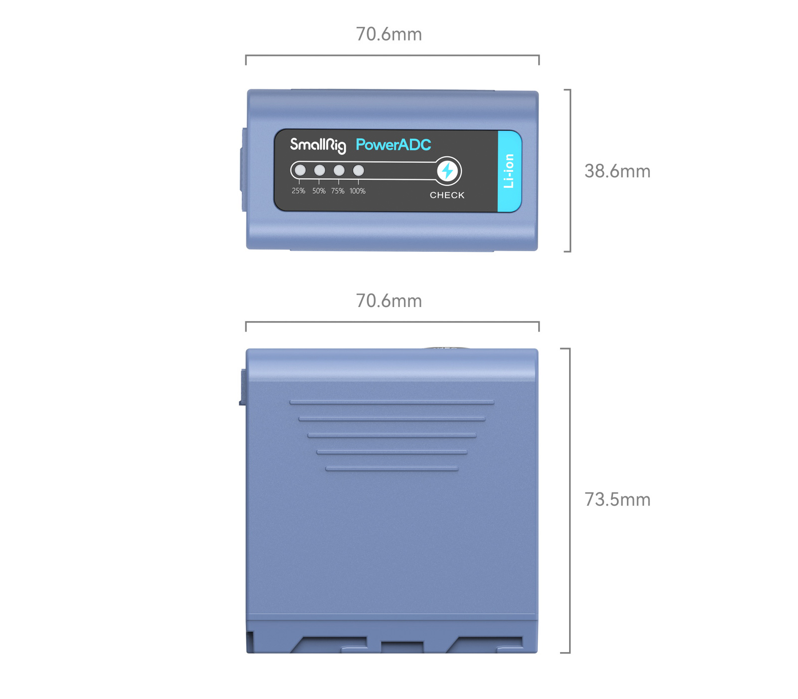 Аккумулятор SmallRig NP-F970, 10500 мАч, USB-C зарядка (4267)