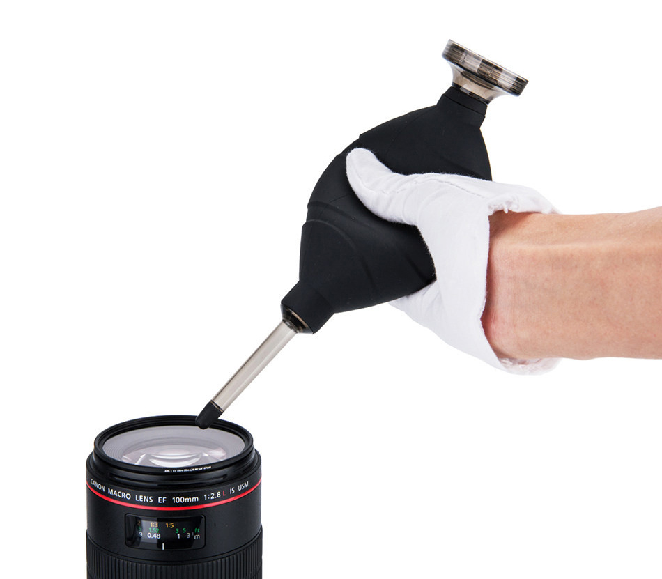 Воздушная груша JJC CL-DF1BK с фильтром, черная