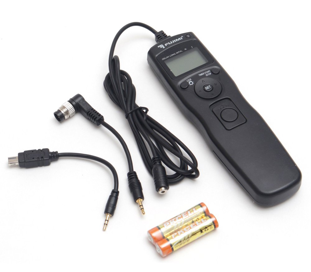 Пульт ДУ Fujimi FJMC-N, с таймером, для Nikon, универсальный