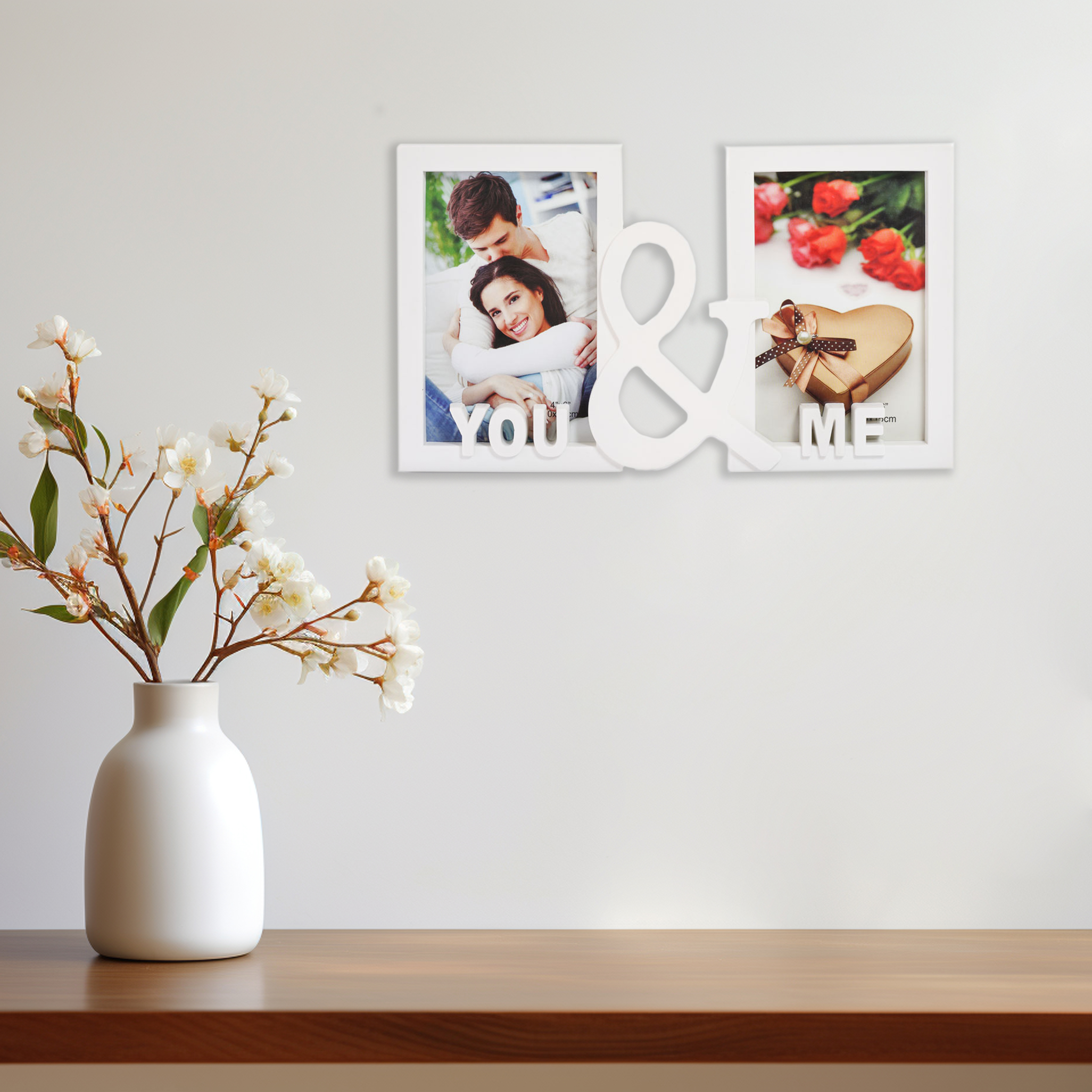 Мультирамка Fotografia You & Me на 2 фото 10х15, белая