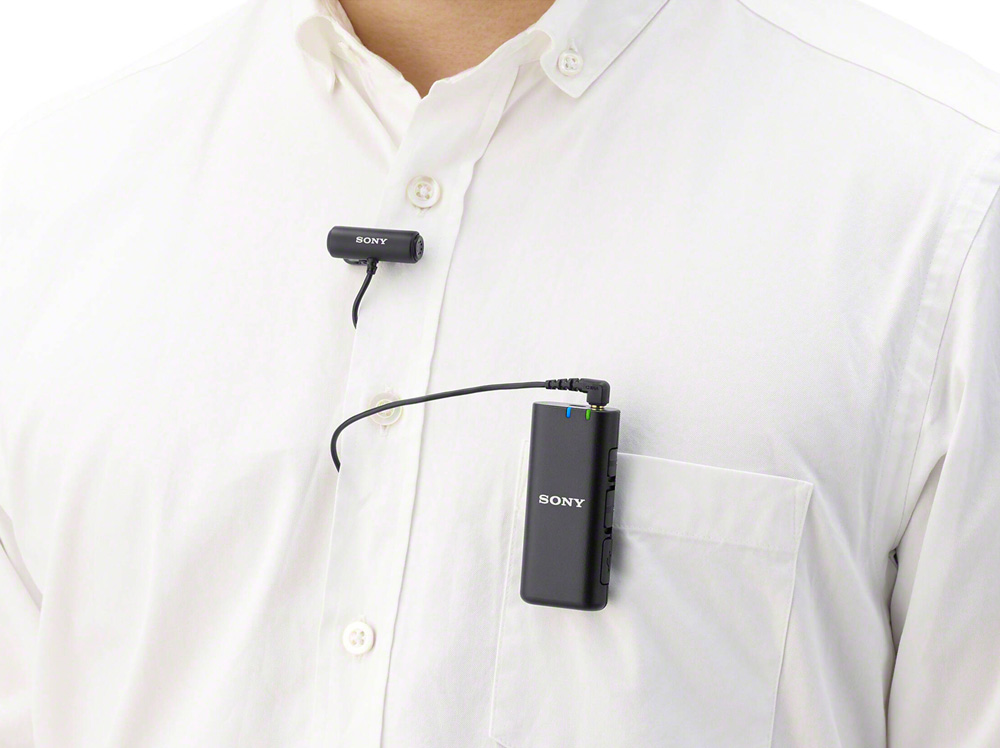 Микрофон Sony ECM-LV1, петличный, стерео, 3.5 мм (уцененный)