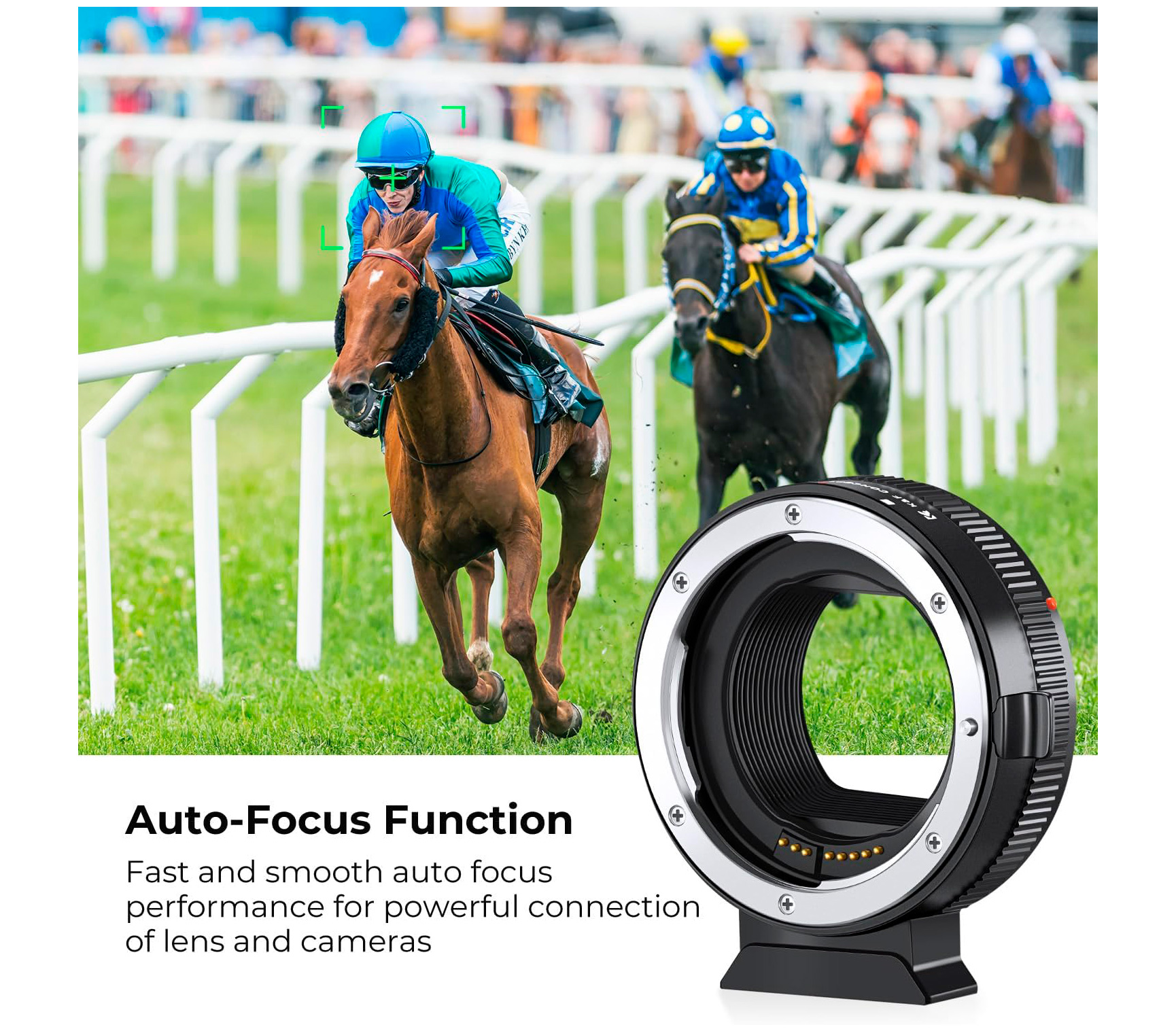 Адаптер K&F Concept EF-EOS R II AF, объективы Canon EF/EF-S на камеры Canon EOS R