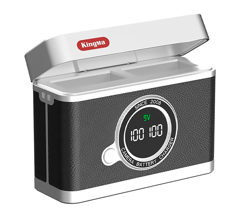 Зарядный кейс Kingma BM070-FW50 для 2х Sony NP-FW50, черный