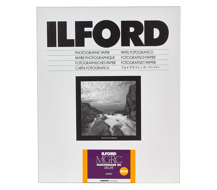 Фотобумага Ilford Multigrade RC Deluxe, 24 x 30.5 см, атласная, 10 л (MGRCDL25M)
