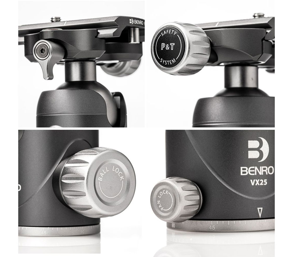 Штатив Benro Rhino FRHN24C с головой VX25, цанговые замки, карбон