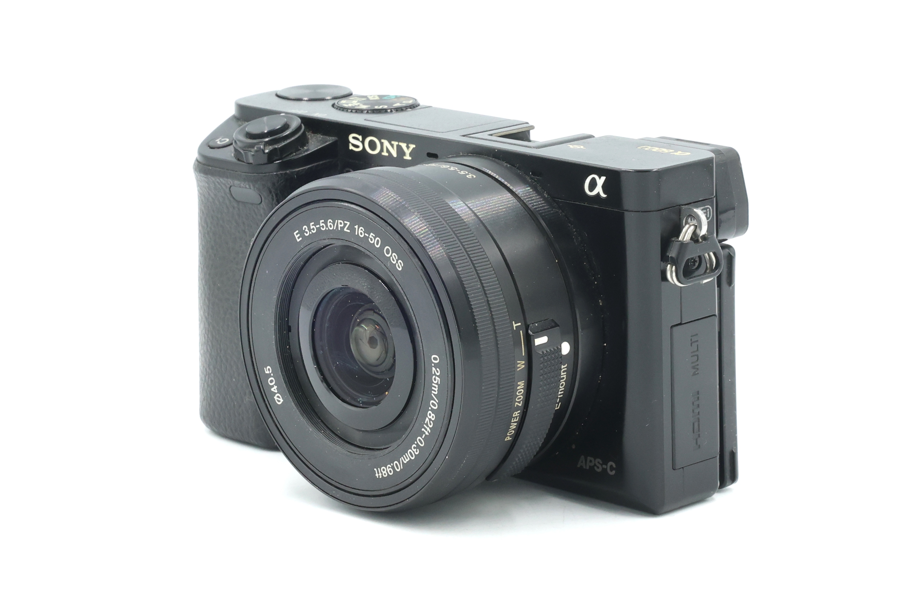 Беззеркальный фотоаппарат Sony a6000 Kit 16-50mm PZ OSS, черный (состояние 4) (б/у)