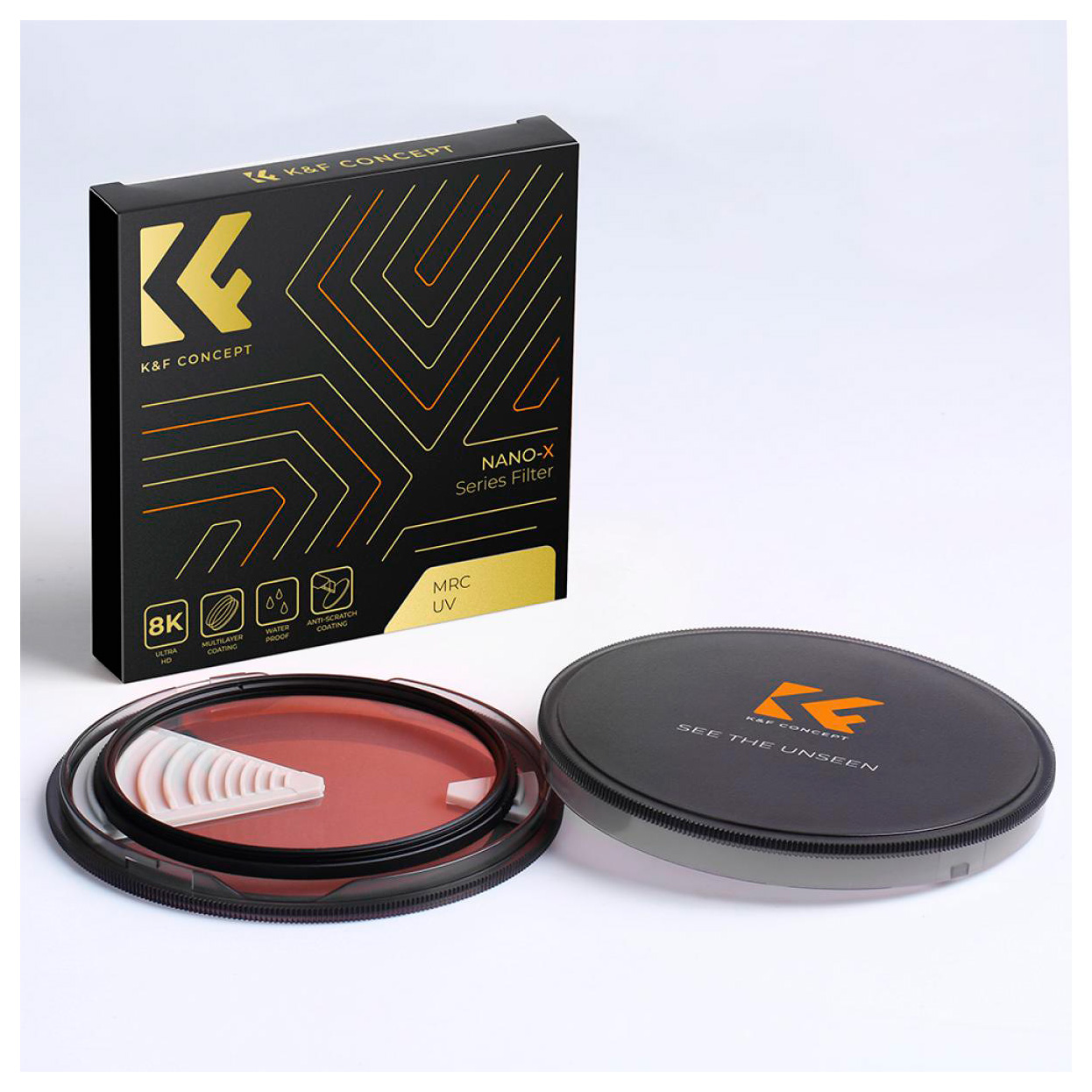 Светофильтр K&F Concept Nano-X B270 MCUV Green Coated, 86 мм