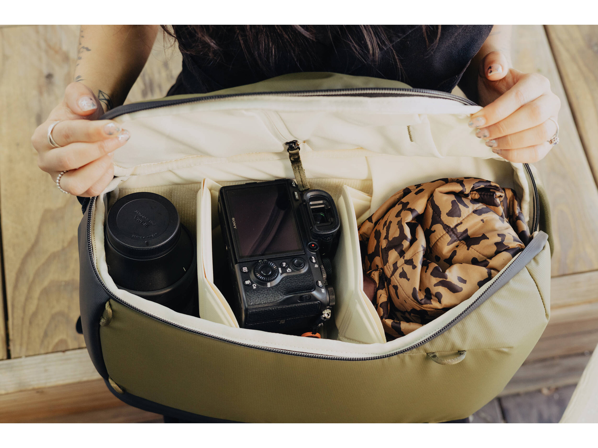 Рюкзак Peak Design The Everyday Backpack 15L Zip Kelp, зеленый