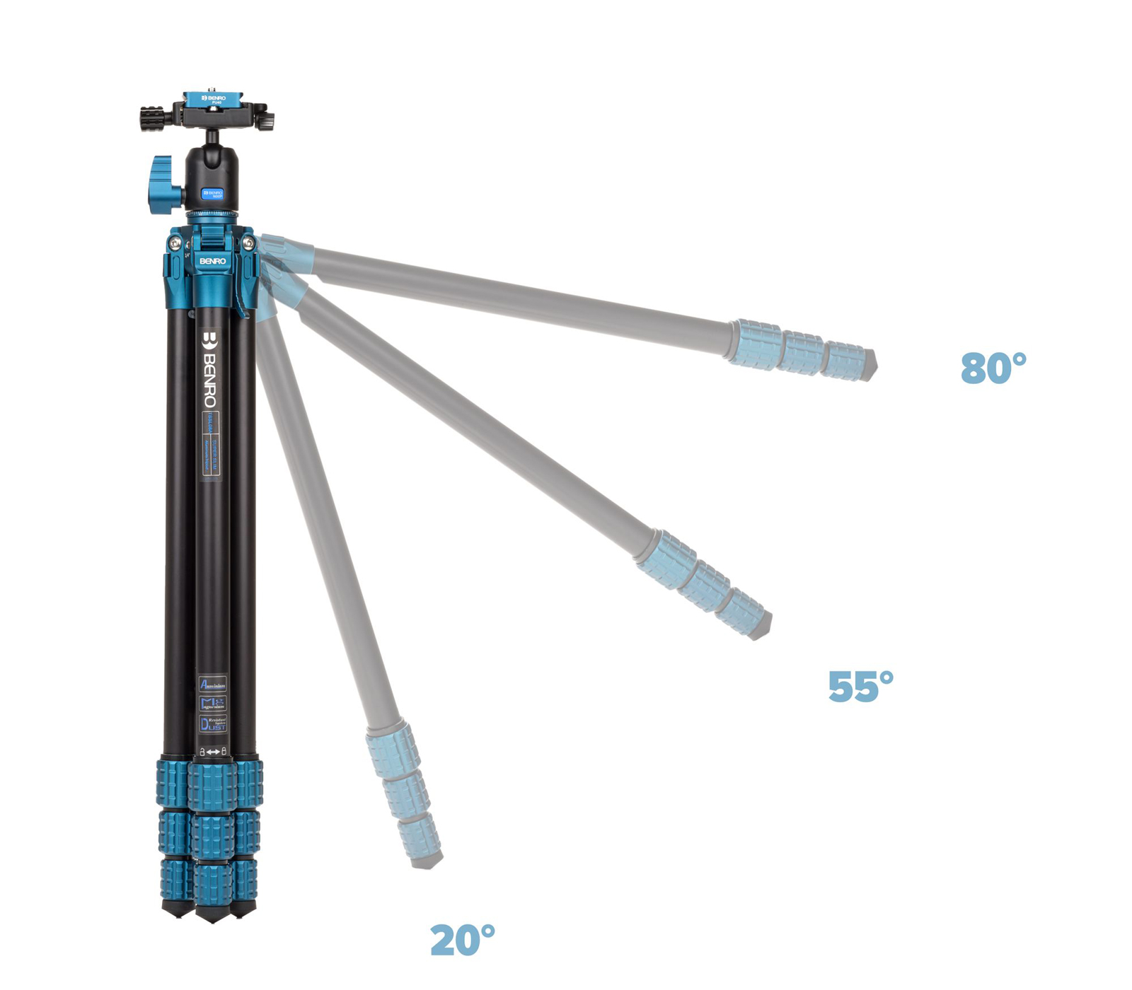 Штатив Benro TSSL08AN00P Super Slim с шаровой головой, цанговые замки