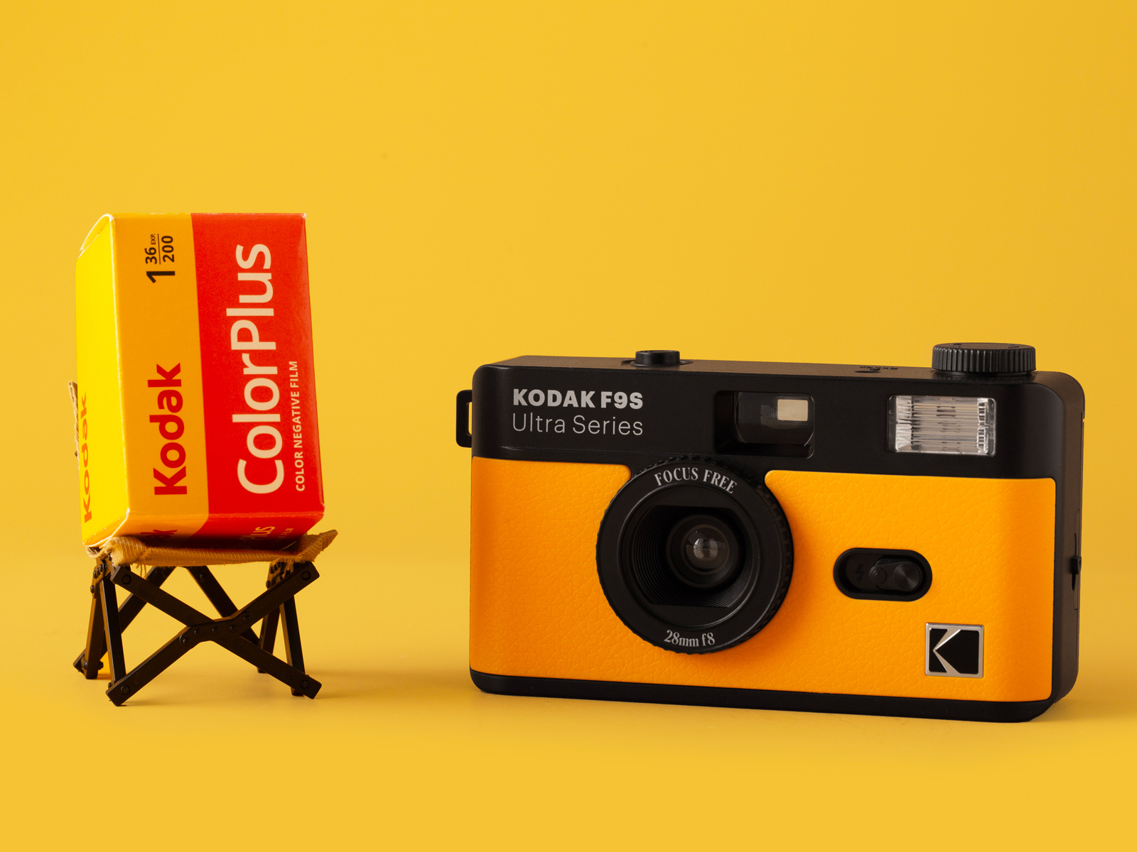 Плёночный фотоаппарат Kodak Ultra F9S Film Camera Yellow