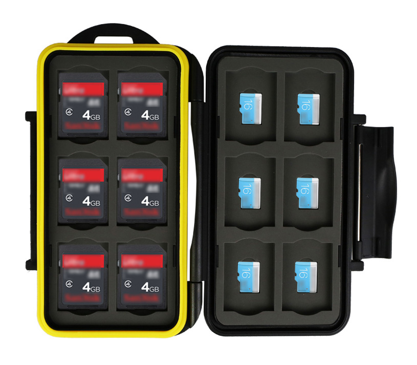 Кейс для карт памяти JJC MC-SDMSD24, 12 SD + 12 MicroSD