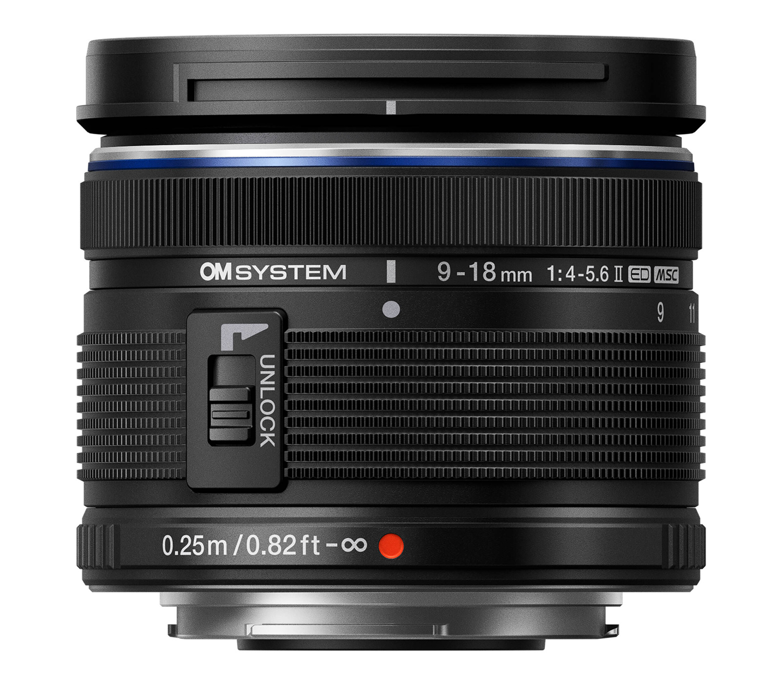 Объектив OM System M.ZUIKO Digital ED 9-18mm f/4-5.6 II, черный