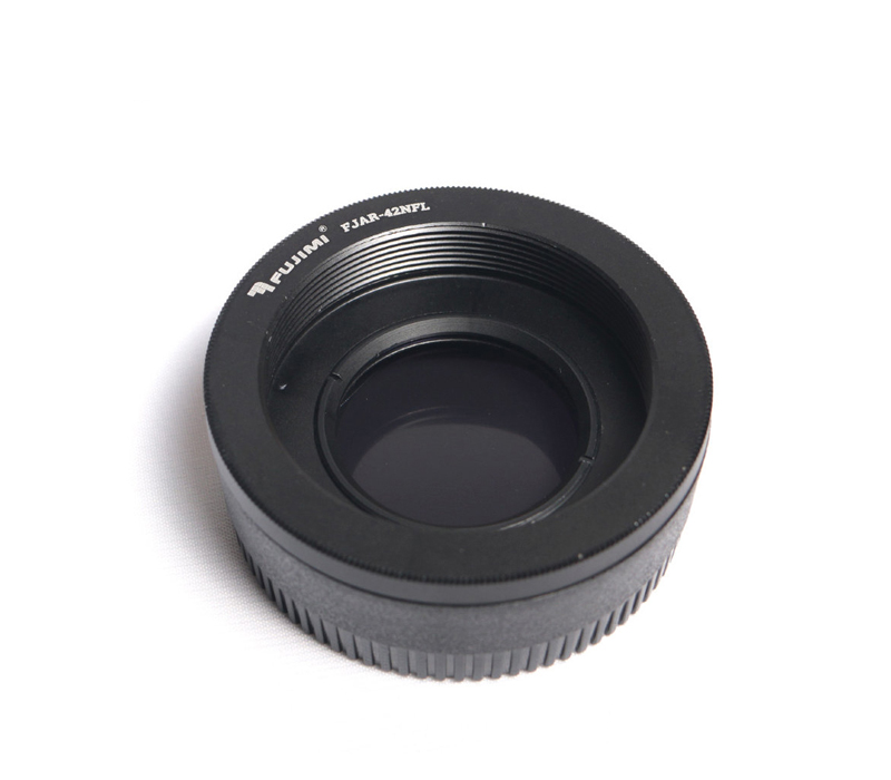 Адаптер Fujimi для объективов M42 на камеры Nikon F, с корректирующей линзой