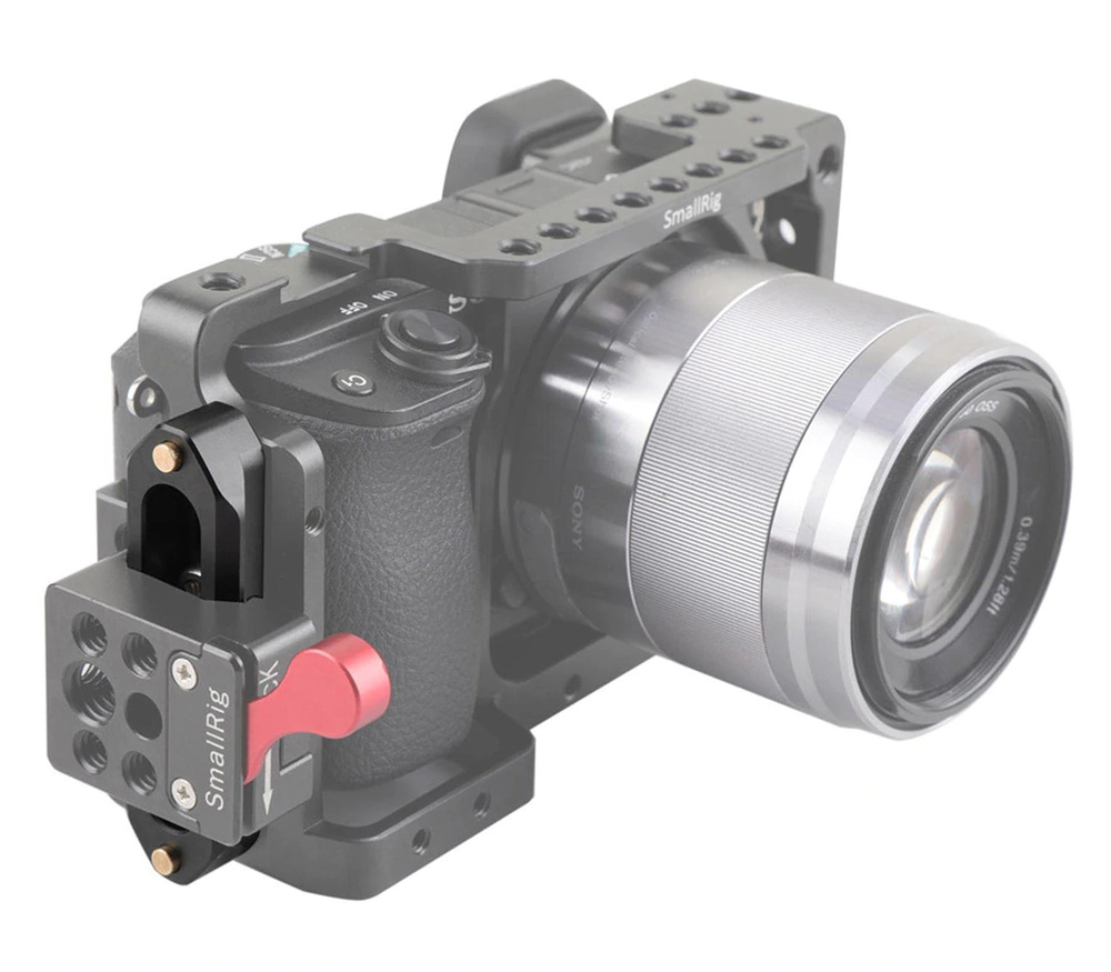 Планка НАТО SmallRig 1195B на 2 винта 1/4", длина 7 см