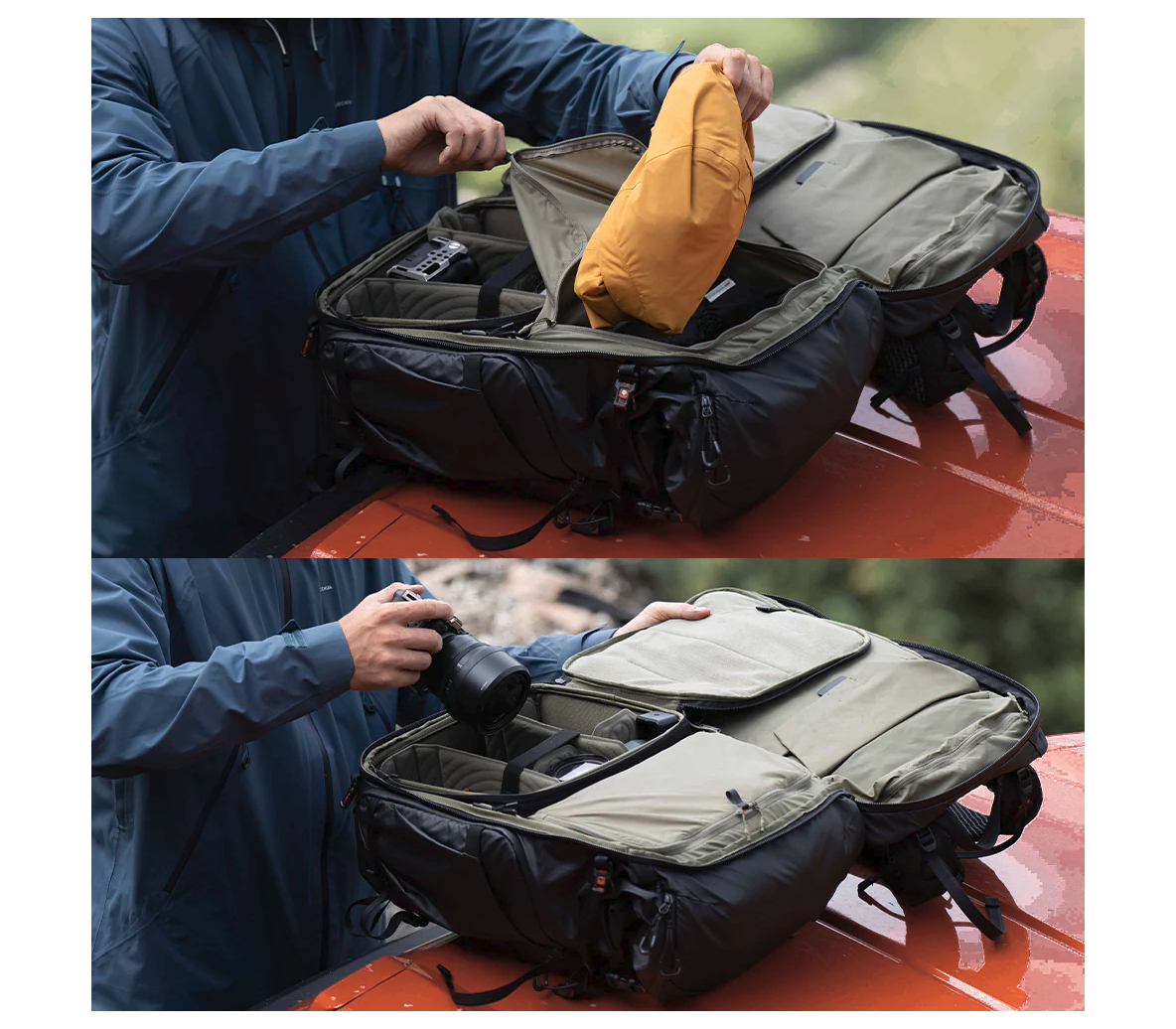 Рюкзак PGYTECH OnePro Flex 50L + Camera Insert L, цвет Space Black