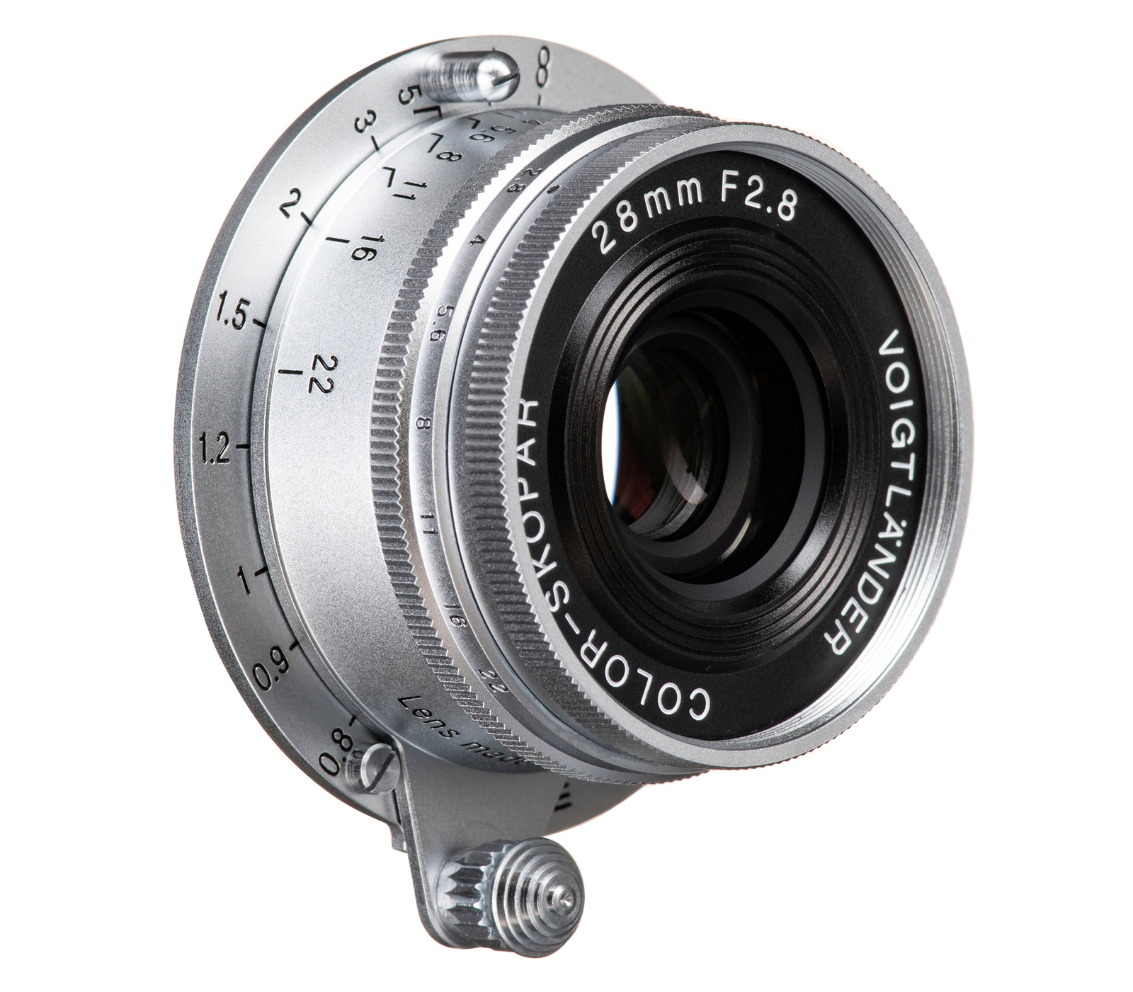 Объектив Voigtlander Color-Skopar 28mm f/2.8 Aspherical L, M39/L39, серебристый
