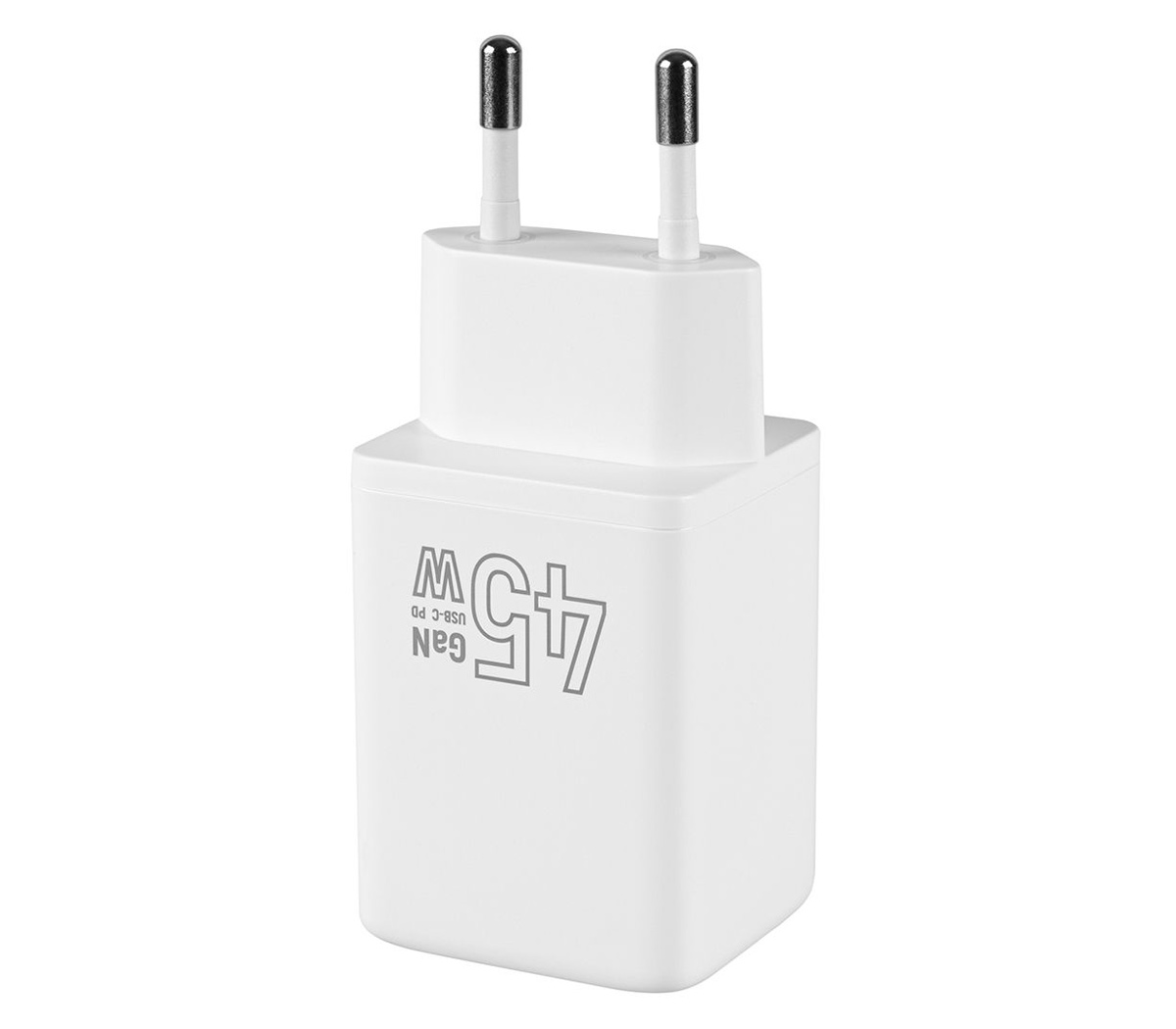 Зарядное устройство TFN GAN C+C Dual 45 Вт, белое