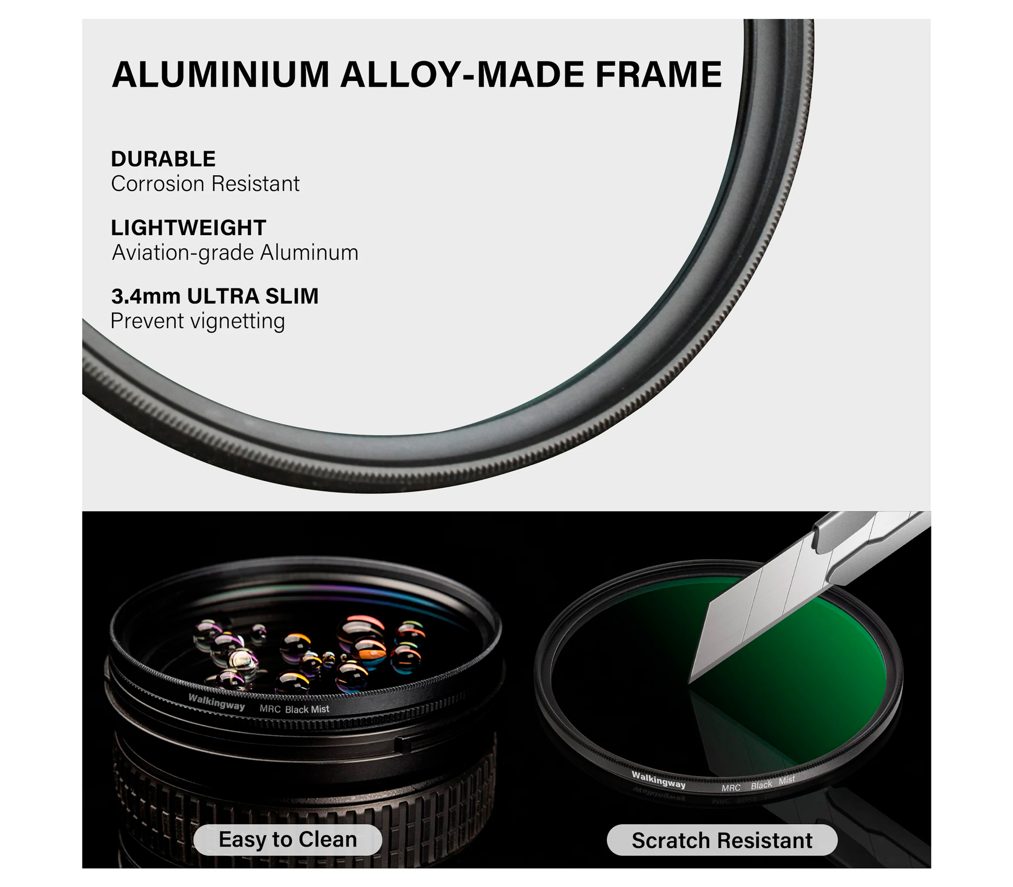 Светофильтр Walking Way Black Pro-Mist 1/2 82mm (уцененный)