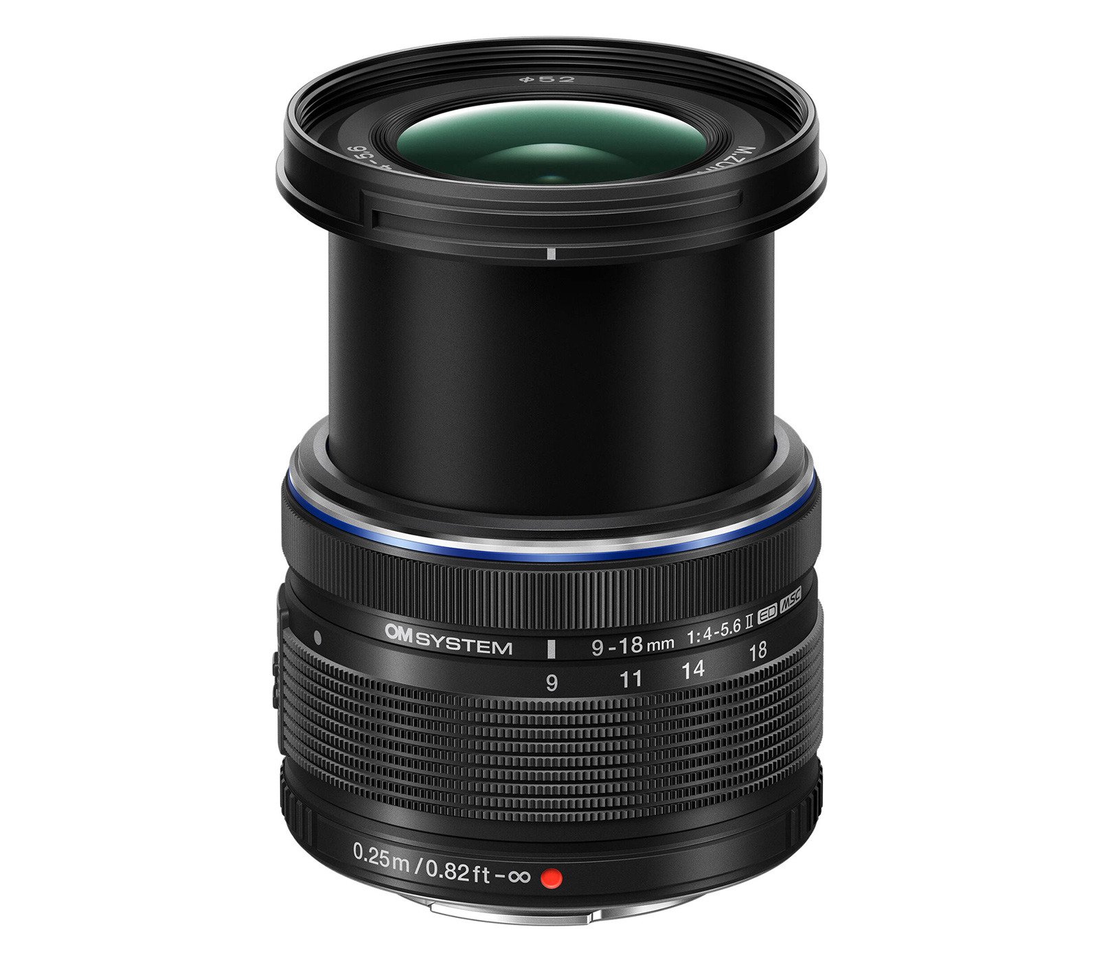 Объектив OM System M.ZUIKO Digital ED 9-18mm f/4-5.6 II, черный