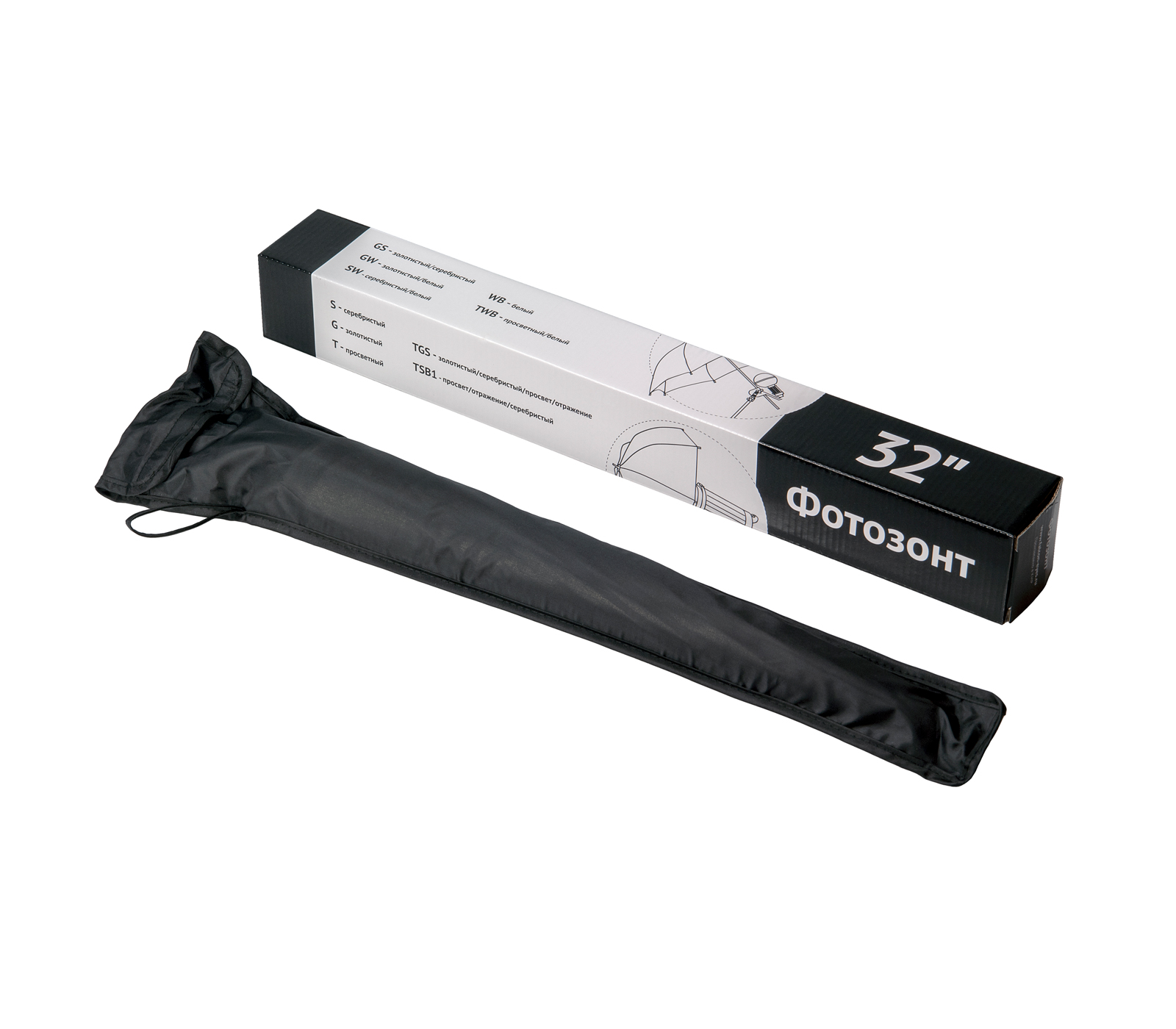 Зонт Falcon Eyes UR-32WB, белый отражающий, 70 см