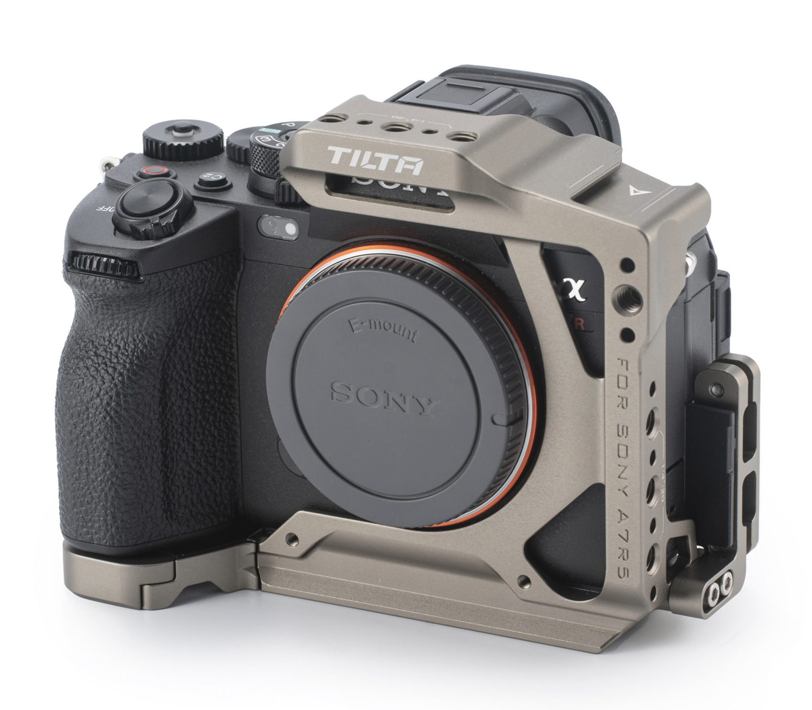 Клетка Tilta Half Cage Pro Kit для Sony a7R V, титаново-серая
