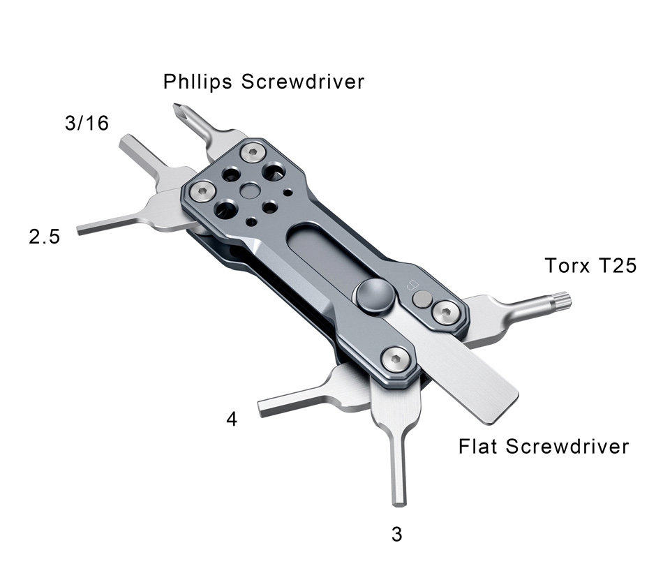 Мультитул SmallRig AAK2495 Folding Screwdriver Kit Hunter